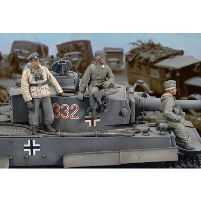 MiniArt 35484 – Set De Figurines Panzergrenadiere 1:35 – Kit Plastique Non Peint – Reproduction Fidèle – Modèle Réduit