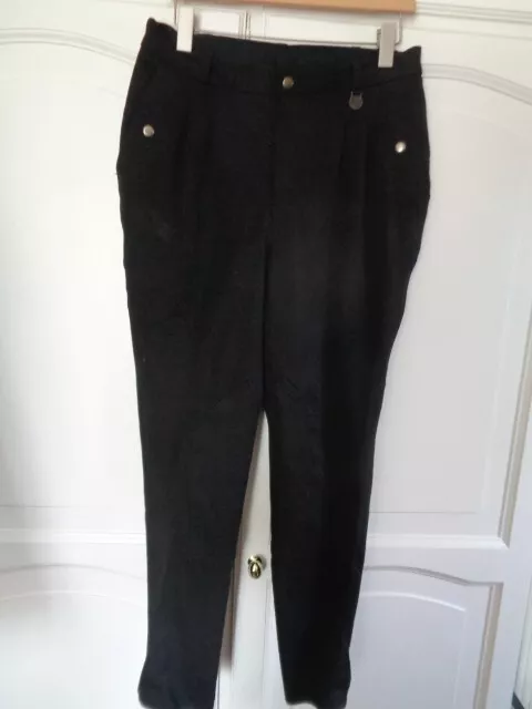 Loveson Herren/Herren Jodhpurs Schwarz 32" Taille --- Neu