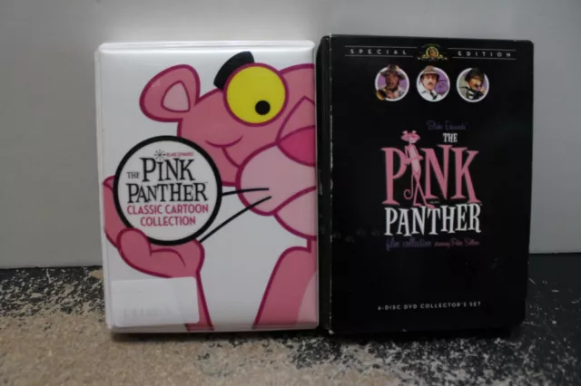 LOT OF PINK Panther DVDS--Classic Cartoon Collection, Film Collection ...