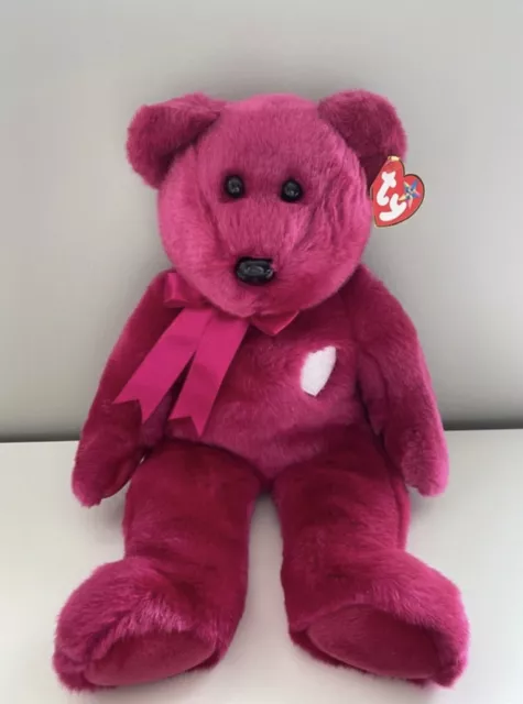 TY Beanie Buddy “Valentina” the Bear Retired Vintage MWMT (13 inch)