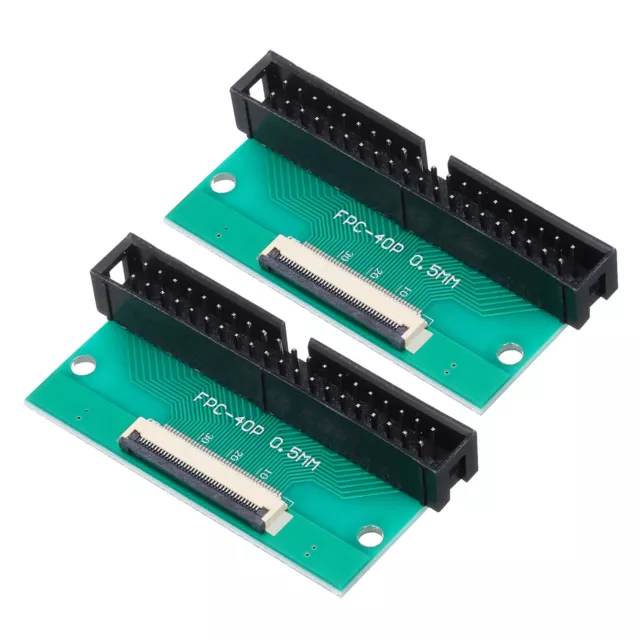 2 pz scheda connettore FFC FPC 40 pin doppia fila DC3 adattatore striscia intestazione pin maschio