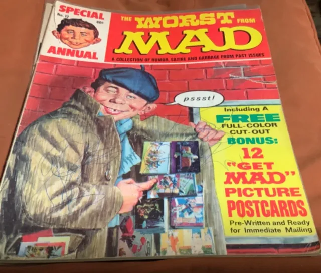 The Worst From MAD Magazine Special Annual #12 includes (12) Get MAD Postcards