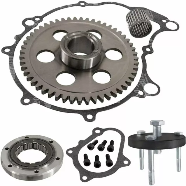 OCTOPUS Starter Clutch Gear One Way Bearing and Gasket Kit set for Yamaha Raptor