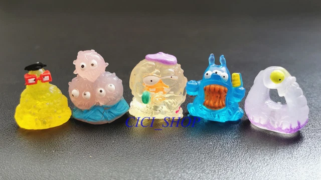 Lot of 5pcs The Trash Pack Series 7 - Moose Toys Translucent Glow Trashies