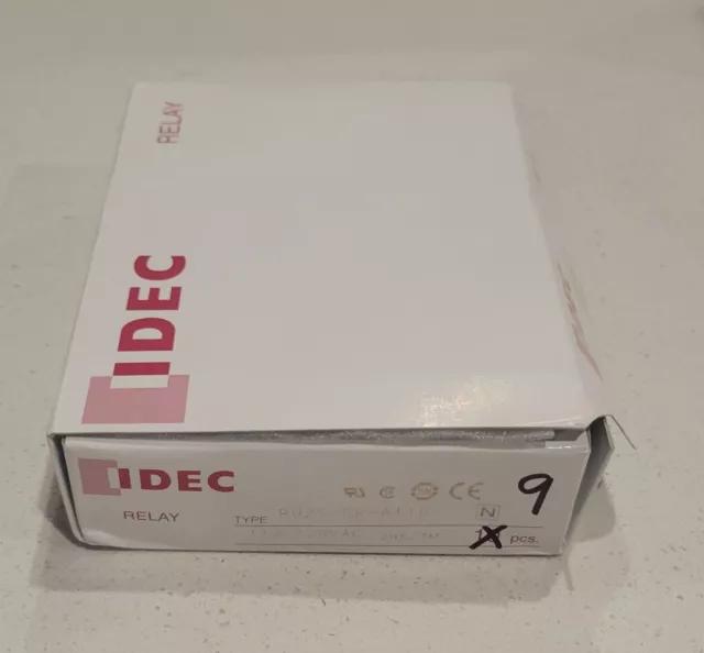 New IDEC RU2S-CR-A110 Plug-in Power Relay 8Pin (BOX OF 9)
