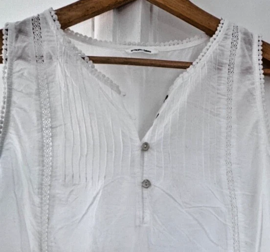 Blouse Femme Gris Anthracite Good Look - Taille 36 - Coton Et Nylon - Occasion Très Bon état