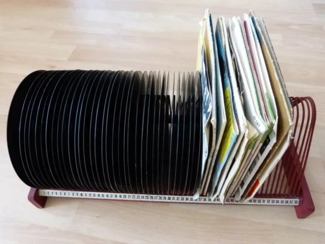 Schallplatten Sammlung 46 Stück div. Schlager und Operetten incl. Ständer