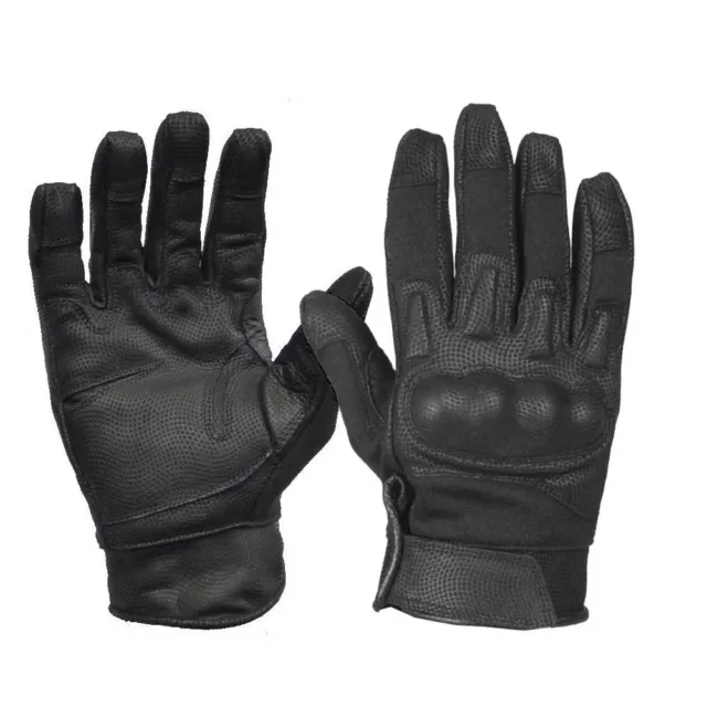 Action Gloves Aramid Nomex Flammhemmend Black schwarz Einsatz-Handschuhe