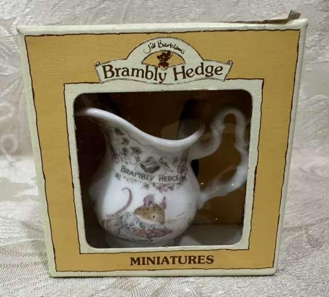 Royal Doulton Brambly Hedge - Miniature Cream Jug - Vintage - Boxed