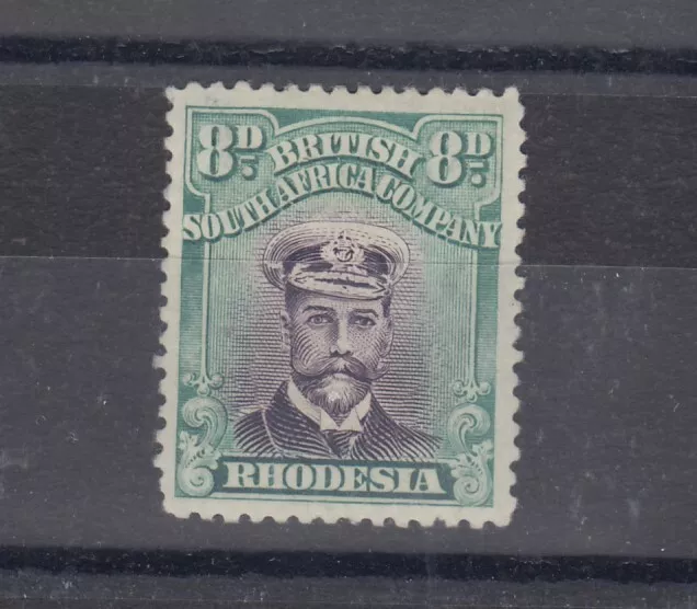 BSAC Rhodesia KGV 1913 8d Admiral Die III b SG268 MH BP2901