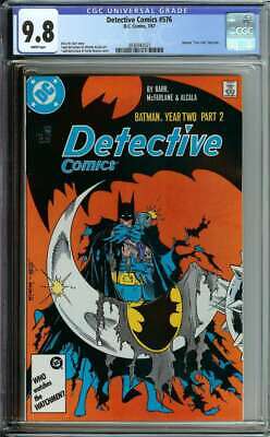 Detective Comics #576 Cgc 9.8 White Pages // Todd Mcfarlane Cover Art 1987