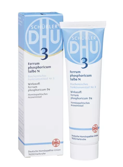 DHU Schüßler-Salz Nr. 3 Ferrum phosphoricum D4 – Das M, 50.0 g Salbe 3965703