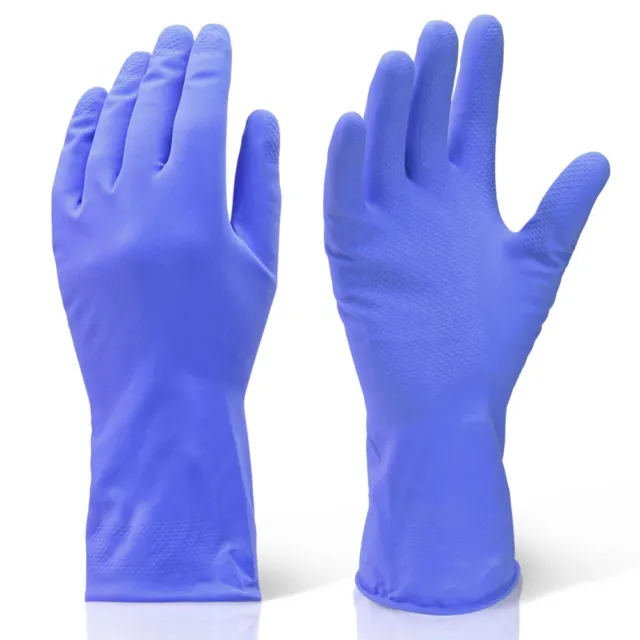 Extra Large Blue Industrial Cleaning & Washing Up Rubber 2 Count (Pack of 1)