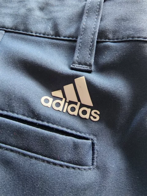 Adidas Mens Golf Chino Pants Sport ACTIVEWEAR 32 BLUE Navy Fly Pockets