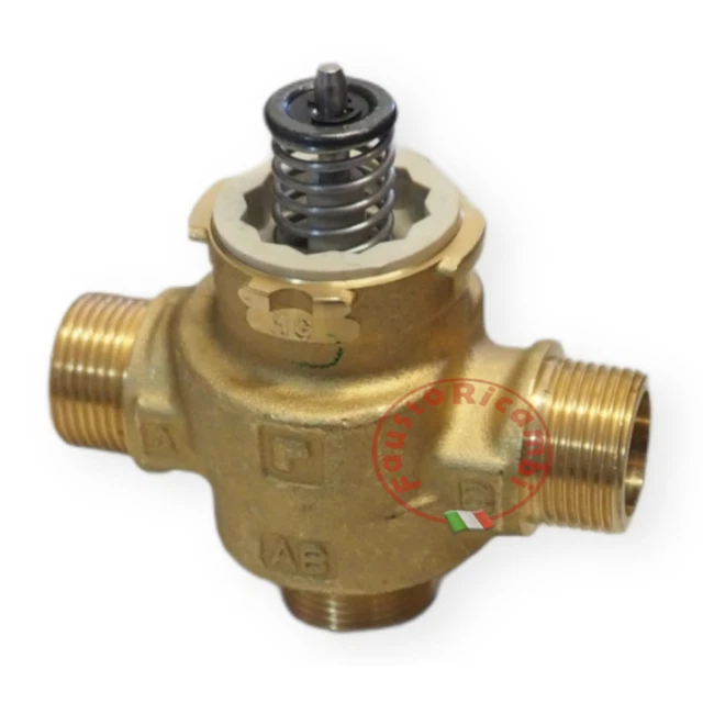 Corpo Ottone Valvola Tre Vie Honeywell Vczmg6000E Vc Ø 3/4 Maschio Corpo Ottone Valvola Tre Vie Honeywell Vczmg6000E Vc Ø 3/4 Maschio