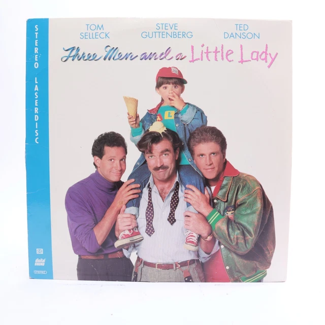 LaserDisk Laser Disc Movie - Three men and a little lady