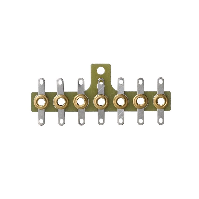 4pcs Terminal Tag Strip 7Lug Turret Board FR4 Brass Guitar Tube Amp Audio DIY