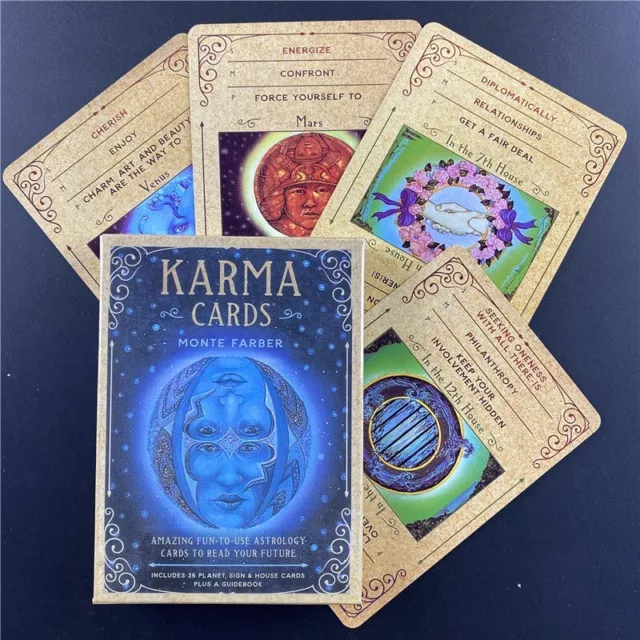 Karma Oracle Tarot Card Deck Set Play Fortune Fun Beginners Game Party Gift New