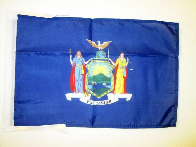 DRAPEAU NEW YORK 45x30cm - PAVILLON NEW YORKAIS - ETAT AMÉRICAIN - USA