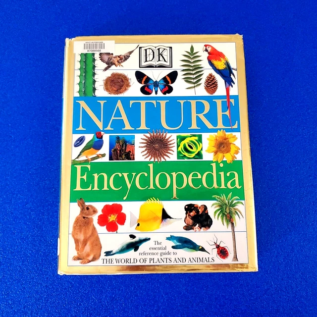 DK NATURE ENCYCLOPEDIA Hardcover Nature & Animals Reference Book Free