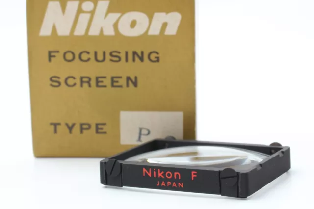 [SIN USAR en estuche] Pantalla de enfoque Nikon F/F2 tipo P de JAPÓN