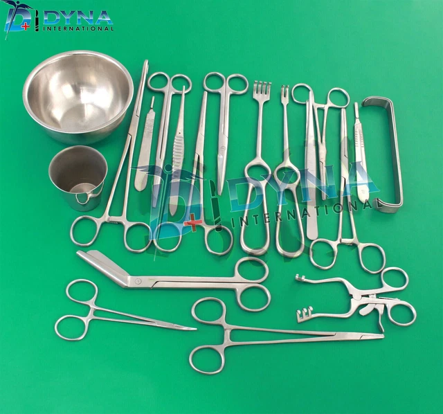 Ensemble d'instruments chirurgicaux de réduction mammaire 53 pièces