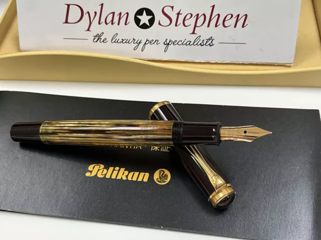 Pelikan 400 Tortoiseshell fountain pen 14C medium nib