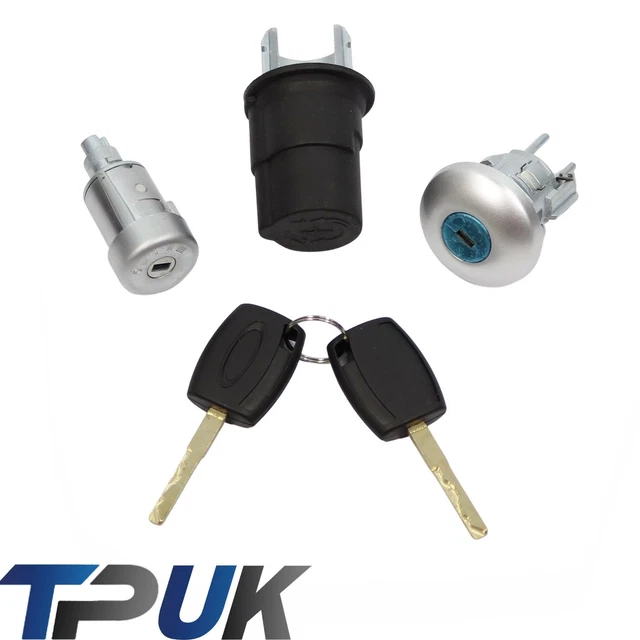 FOR FORD TRANSIT Lock Set Mk8 Custom Door Ignition Barrel 2 Keys