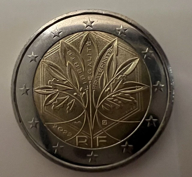 FRANCE PIÈCE DE 2 euros 2022 Liberté Egalité Fraternité / EUR 7,00 PicClick FR