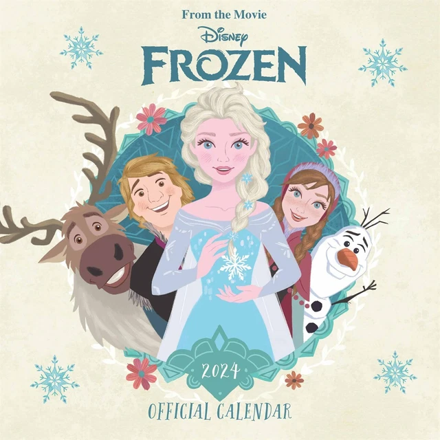 DISNEY, FROZEN CALENDAR 2024 Entertainment Month To View £10.99