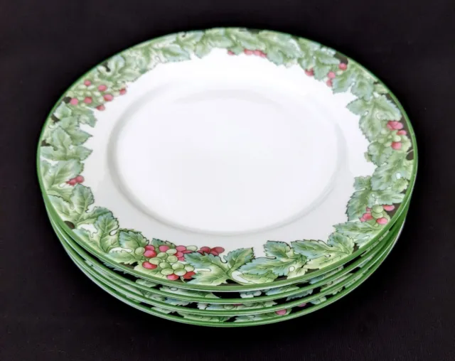 (4) Limoges ~ Deshoulieres ~ Paris ~ Dinner Plates ~ VENDANGES ~ Patrick Frey