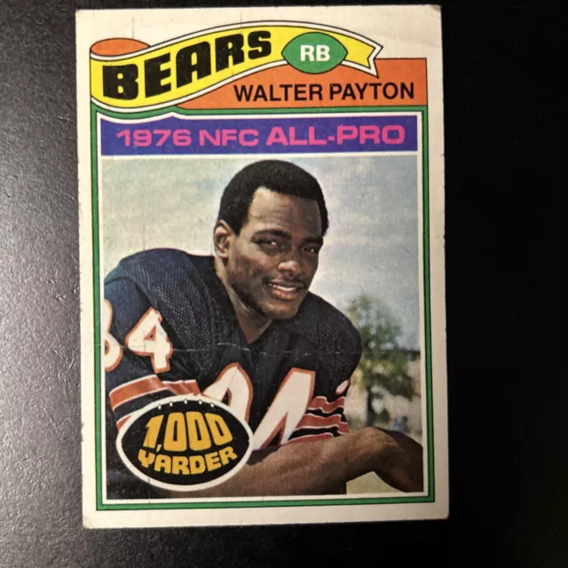 WALTER PAYTON 🏈 1977 Topps 1000 Yarder #360 | Chicago Bears