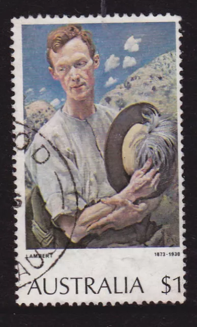 1974 Australian Paintings $1 Sergeant - Used Stamp