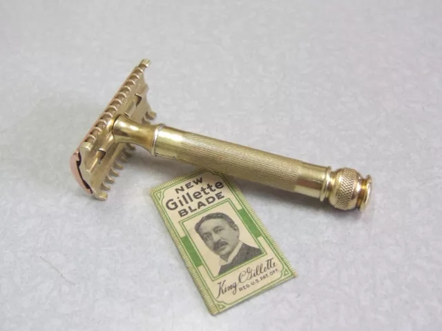 Vintage 1930'S Gillette Goodwill Double Edge Safety Razor - Clean 10