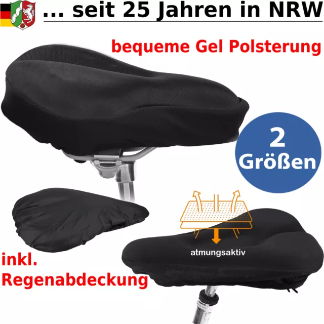 Sattelabdeckung Gel Sattelbezug Sattelüberzug Fahrrad Sattel Sitz Sitzbezug Bike