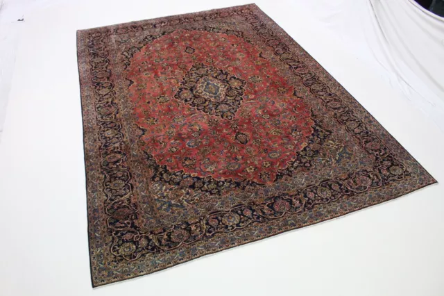 Tapis persan fin vente entrepôt médaillon Keshani 400 x 280 noué à la main 191013 3