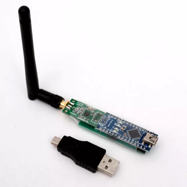 nanoCUL USB Stick FTDI CC1101 433MHz FW 1.67 Knick-Antenne FHEM CUL 433+ Adapter