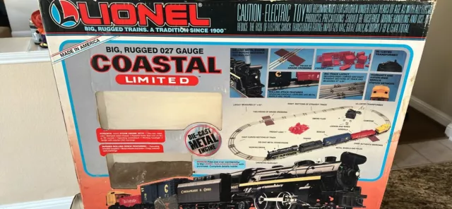 Lionel Coastal Limited Train Set O Gauge With Orig Box