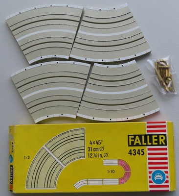 EPS42 AMS Faller Ams 4245 2 X Courbe 45 Degré en Emballage D'Origine 