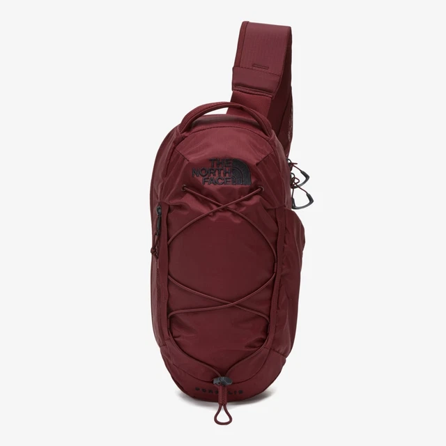The North Face Borealis Sling Bag Unisex Sports Travel Running Dark Red NN2PN73B