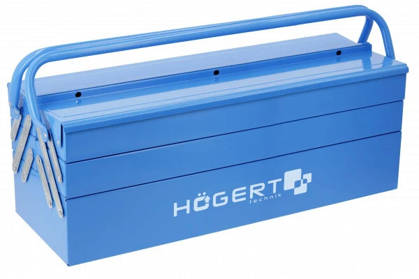 Caisse à Outils Métal Högert – Grande Valise Portable Acier – Capacité 50kg