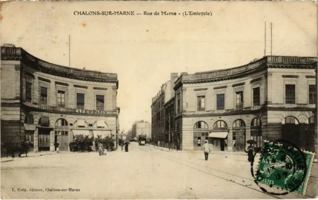 CPA Charlons-sur-MARNE - Rue de MARNE (109844)