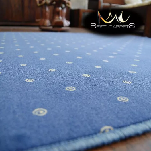 MODERN & CHEAP & QUALITY CARPETS Feltback 'CHIC' blue Bedroom Large RUG ANY SIZE