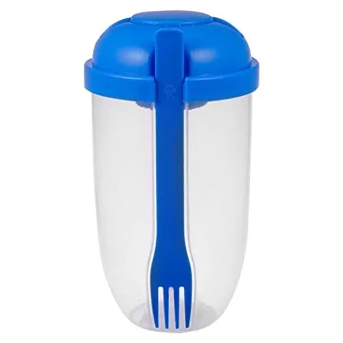 Salad Container Salad Cup with Lids and Fork Fresh 1000ml Food Storage Jars C...