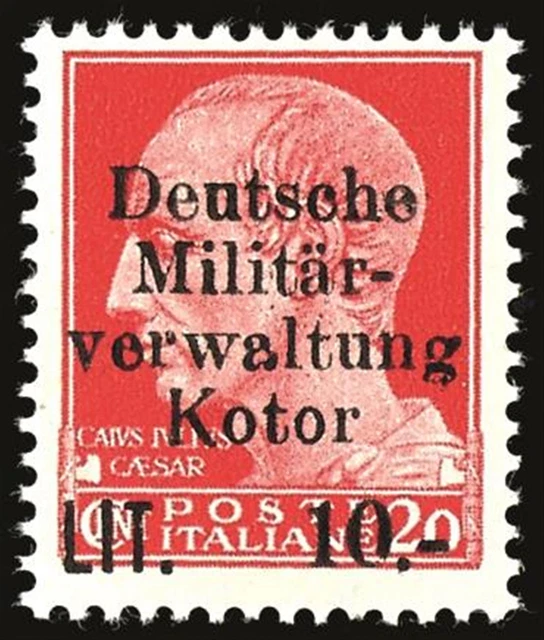 32630) Kotor MiNr. 1/6 ** tadellos Fotoattest Brunel VP Mi. 1.100.-