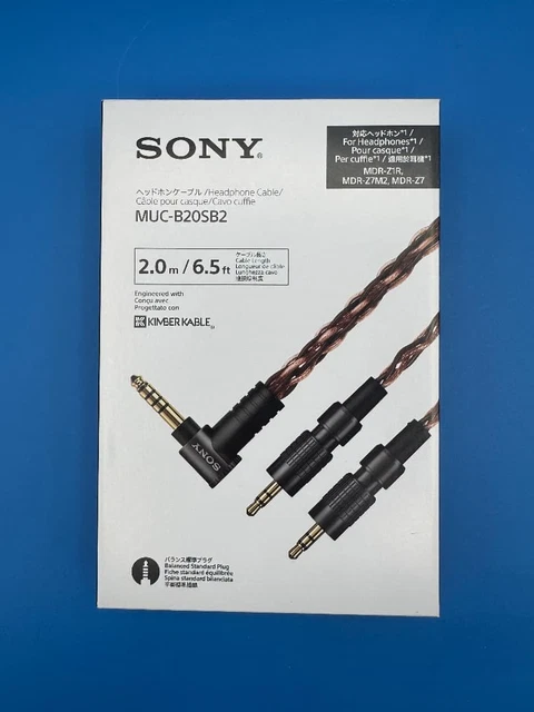 SONY MUC-B20SB2 KIMBER Kable 4.4mm Balanced Headphone Cable 2m MDR