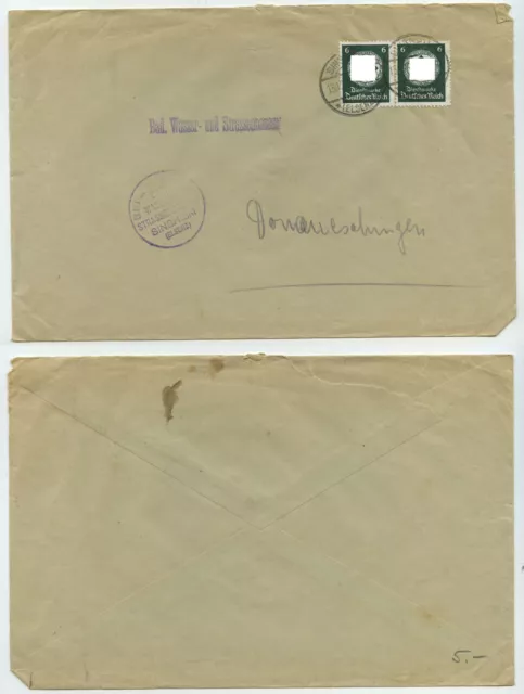 78478 - Mi.Nr. 135 - Beleg - Sinsheim 13.12.1935 nach Donaueschingen