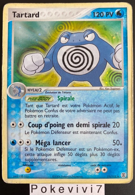 Carte Pokemon TARTARD 11/112 Holo Bloc EX Rouge Feu Vert Feuille FR