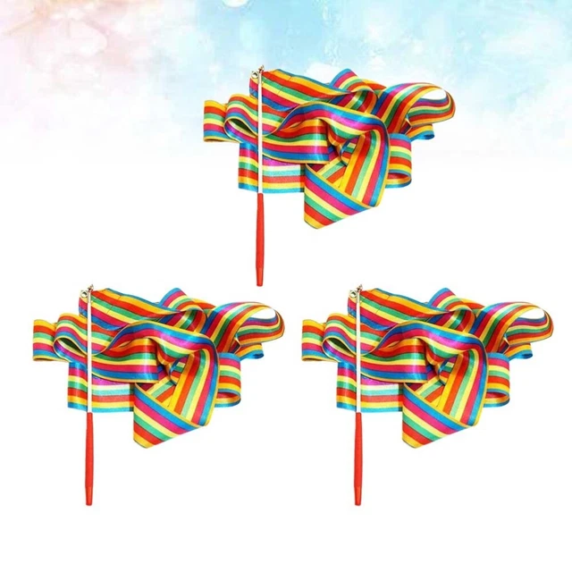 Nastro Olografico Prismatico Per Ginnastica - Decorazione Per Cerchio E Bastone - Foto 6