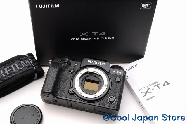 [21968 shots  MINT+ in Box] Fujifilm Fuji X-T4 XT4 Black 26.1MP  Mirrorless C544